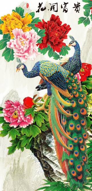 十字绣钻石画无框画吉祥如意