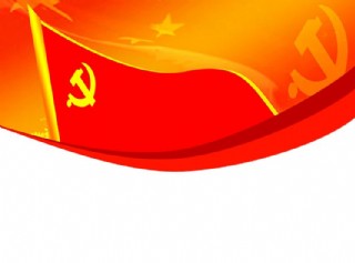 七一鲜艳党旗背景建党节