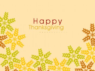 快乐的感恩节庆祝活动海报