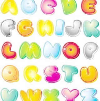 漫画英语字母图像自由