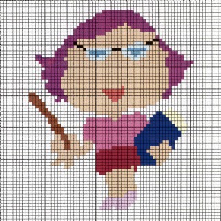 毛衫图案 人物 女人 教师 毛衣 免费素材