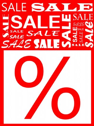 矢量打折促销创意元素设计